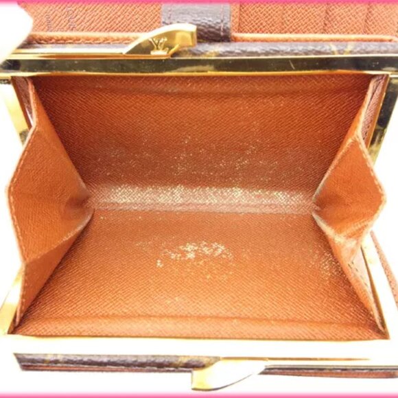 Louis Vuitton Wallet Purse Coin purse Monogram Brown Woman Authentic Used - Picture 3 of 5